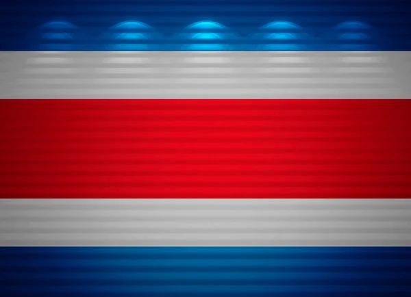 Parede de bandeira da Costa Rica, fundo abstrato — Fotografia de Stock