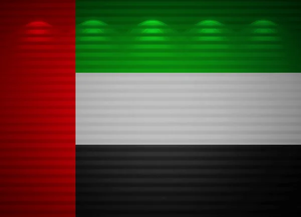 UAE flag wall, abstract background — Stock Photo, Image