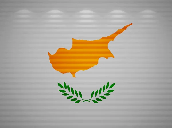 Cyprianus vlag muur, abstracte achtergrond — Stockfoto