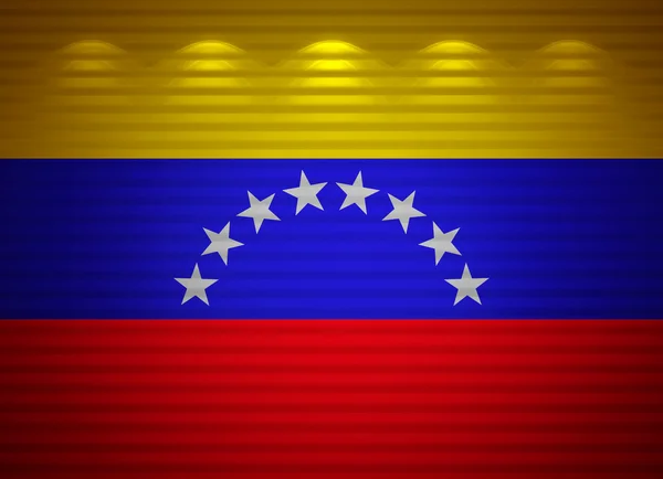Venezuelan flag wall, abstract background — Stock Photo, Image