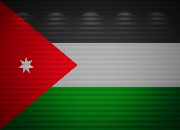 Muro de bandera jordana, fondo abstracto —  Fotos de Stock