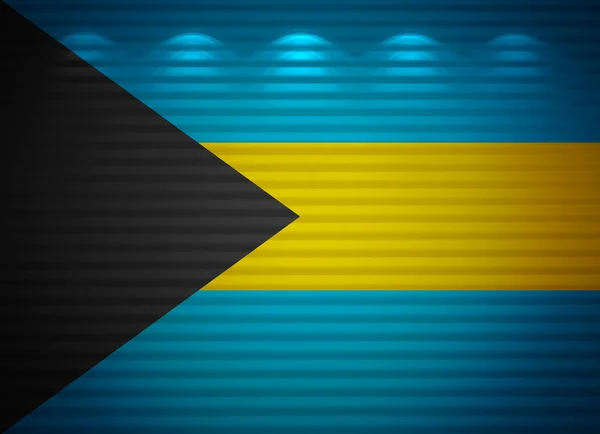 Parede da bandeira das Bahamas, fundo abstrato — Fotografia de Stock
