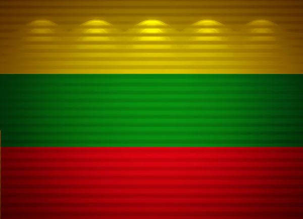 Parede da bandeira lituana, fundo abstrato — Fotografia de Stock