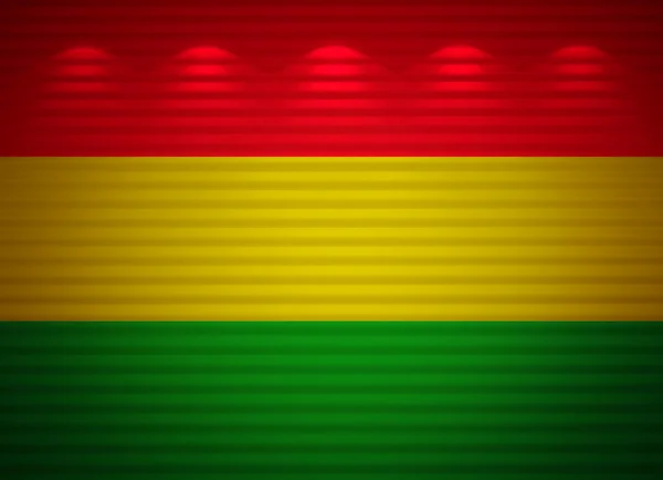 Parete bandiera boliviana, sfondo astratto — Foto Stock