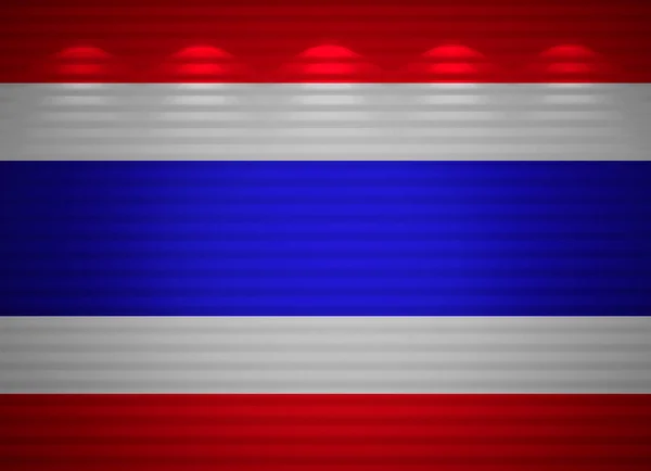 Mur drapeau thaïlandais, fond abstrait — Photo