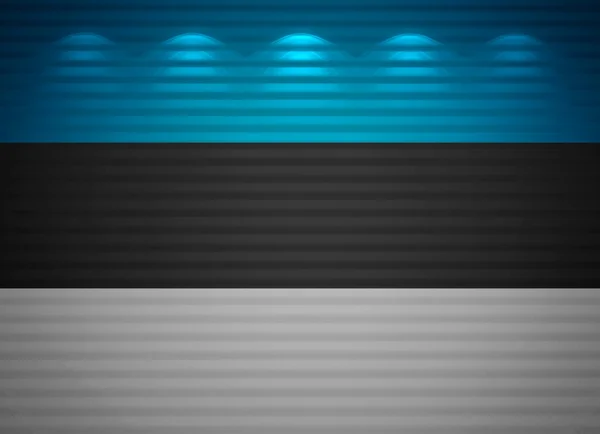 Muro de la bandera de Estonia, fondo abstracto — Foto de Stock