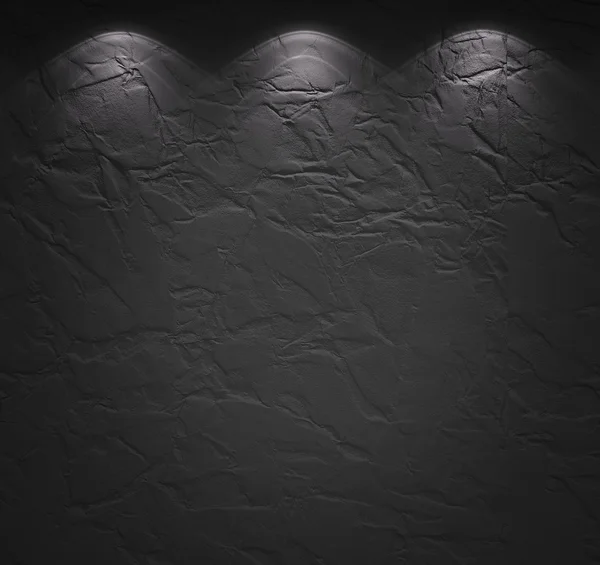 Verlichte textuur van de grijze muur — Stockfoto