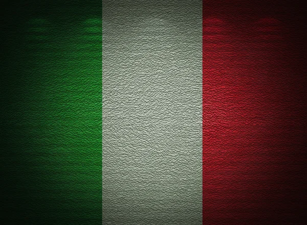 イタリアの旗壁、抽象的なグランジ背景 — ストック写真