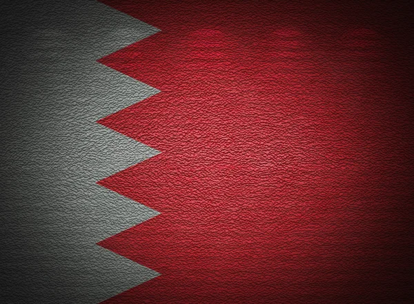 Bahraini flag wall, abstract grunge background — Stock Photo, Image
