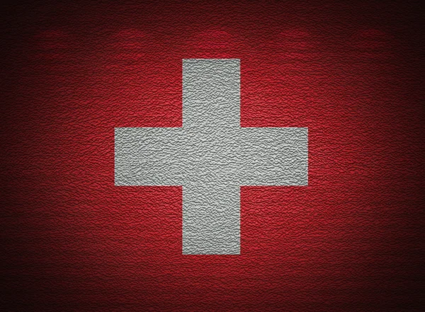 Szwajcarska flaga ściany, projekt streszczenie tło — Zdjęcie stockowe
