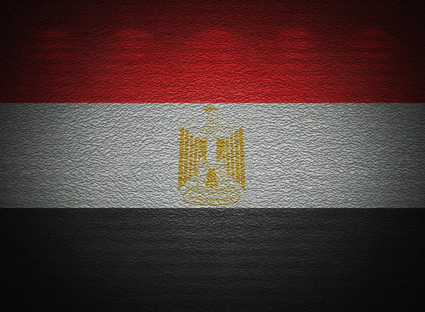 Pared de la bandera egipcia, fondo grunge abstracto — Foto de Stock