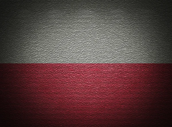 ポーランドの旗壁、グランジ背景を抽象化 — ストック写真
