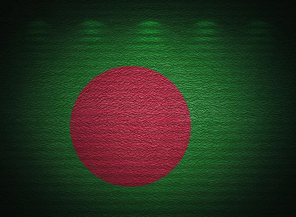 Bangladesh Flaggenwand, abstrakter Grunge-Hintergrund — Stockfoto