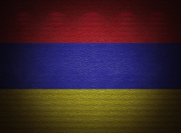 Muro bandiera armena, sfondo grunge astratto — Foto Stock