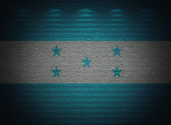 Bandera de Honduras pared, fondo grunge abstracto — Foto de Stock
