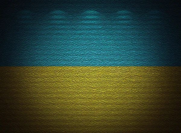 Ukrainische Flaggenwand, abstrakter Grunge-Hintergrund — Stockfoto