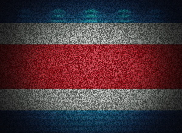 Costa rica vlag muur, abstracte grunge achtergrond — Stockfoto