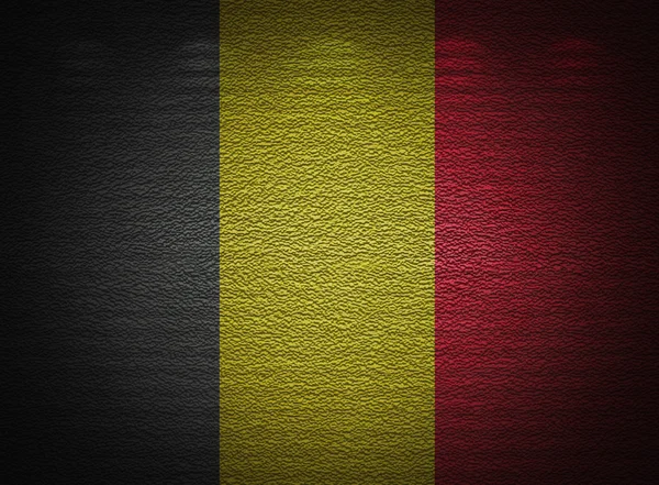 Belçika bayrağı duvar, soyut grunge arka plan — Stok fotoğraf