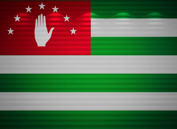 stock image Abkhazia flag wall, abstract background