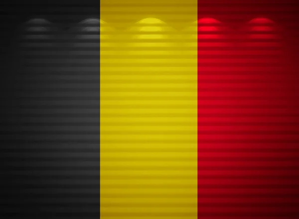 Belgium flag wall, abstract background — Stock Photo, Image