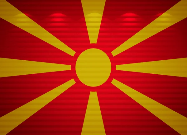 Makedon bayrak duvar, arka plan — Stok fotoğraf