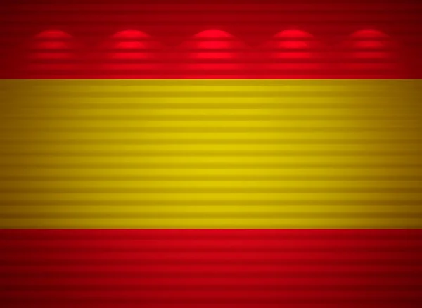 Ισπανική σημαία τοίχο, αφηρημένα φόντο — Φωτογραφία Αρχείου