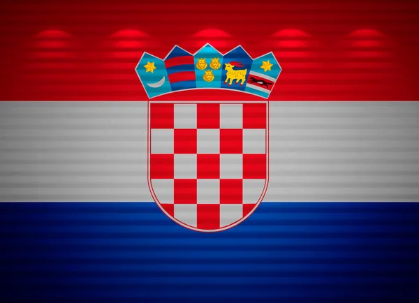Хорватська-прапор стіни, абстрактним фоном — стокове фото