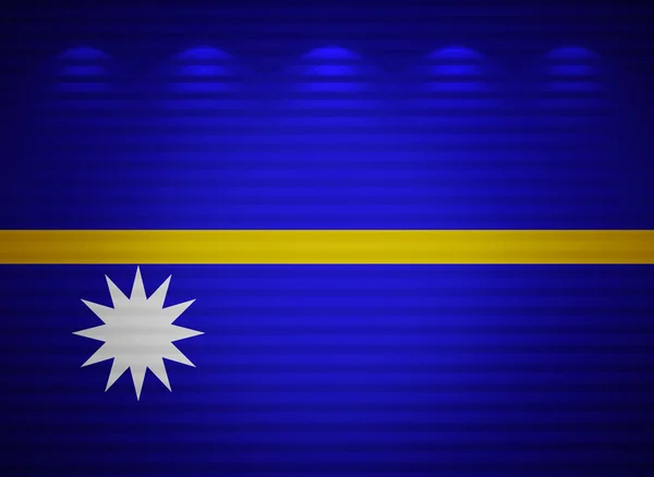 Nauru bandiera muro, sfondo astratto — Foto Stock
