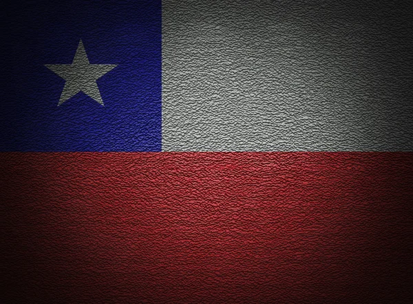 Chile flag wall, abstract grunge background — Stock Photo, Image