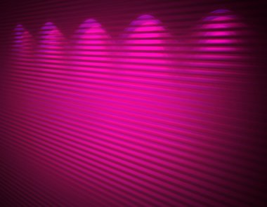 Illuminated pink violet wall, abstract background clipart