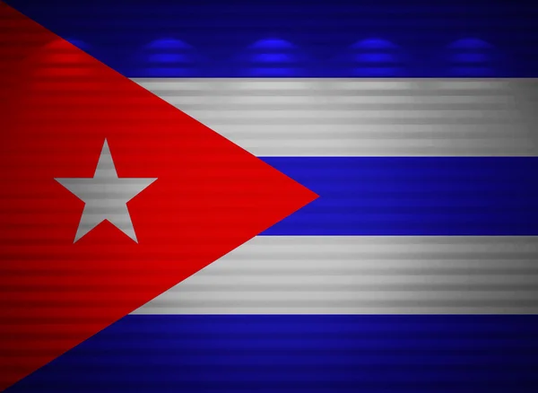 쿠바 깃발 벽, 추상적인 배경 — 스톡 사진