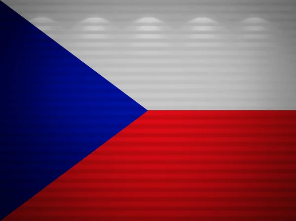 Parede da bandeira checa, fundo abstrato — Fotografia de Stock