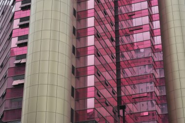 Kırmızı modern Binası