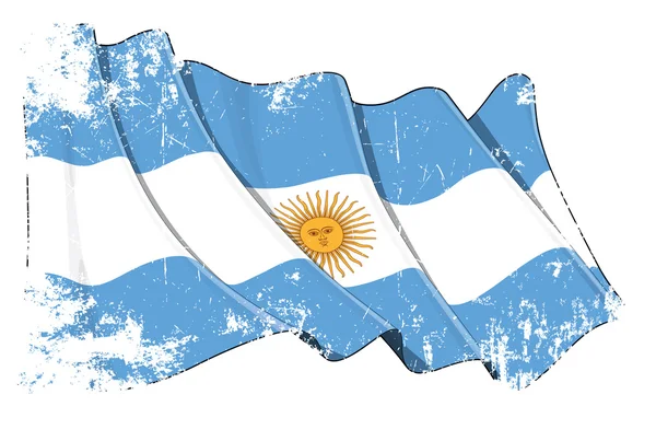 Grange flagga argentina — Stockfoto