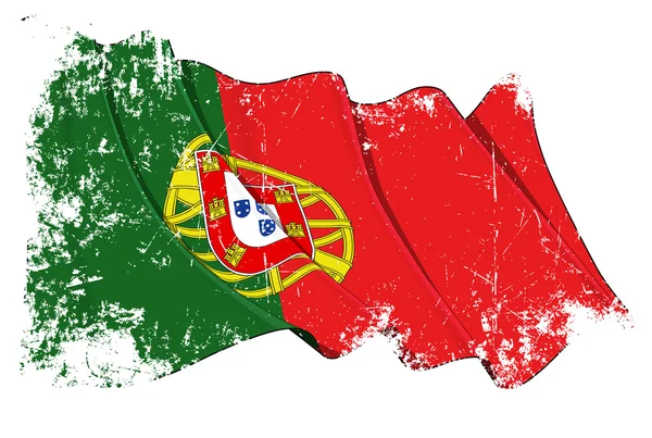 Portugalská vlajka Grange — Stock fotografie