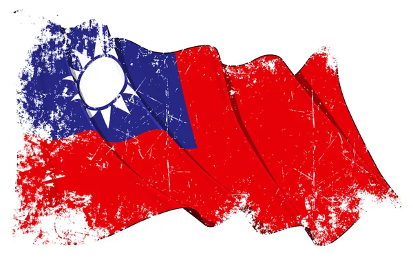 Grange σημαία της Ταϊβάν — Φωτογραφία Αρχείου