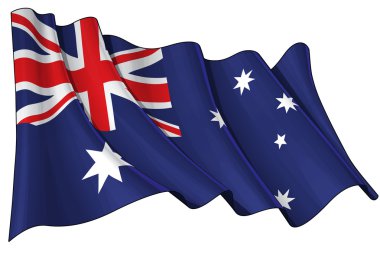 Flag of Australia clipart