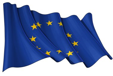 Flag of EU clipart