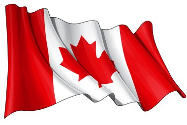 Flag of Canada clipart