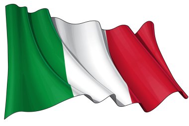 Flag of Italy clipart