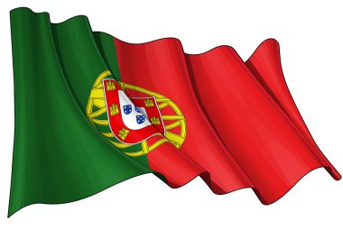 Flag of Portugal clipart