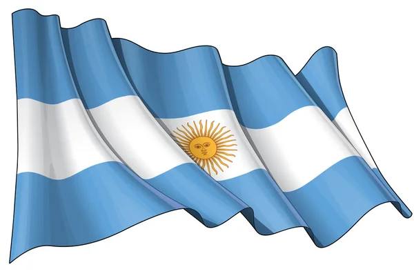아르헨티나의 국기 — 스톡 사진