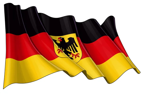 Tysklands statsflagga — Stockfoto
