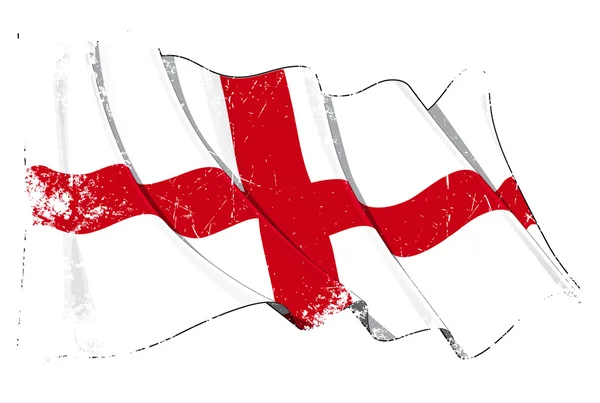 Grunge vlag van Engeland — Stockfoto