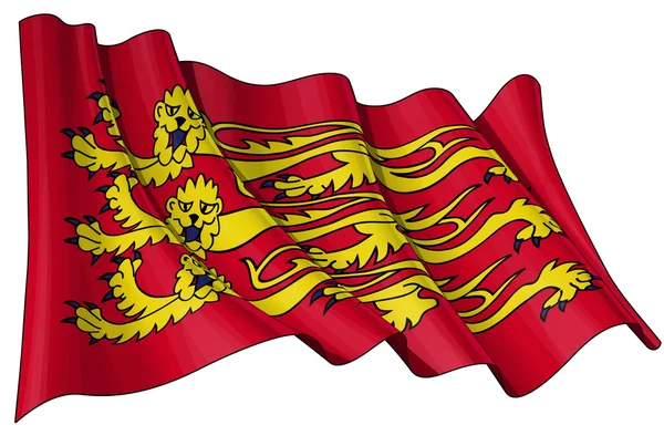 Королевское знамя Англии — стоковое фото