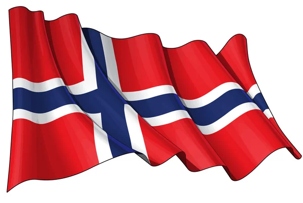 ノルウェーの旗 — ストック写真