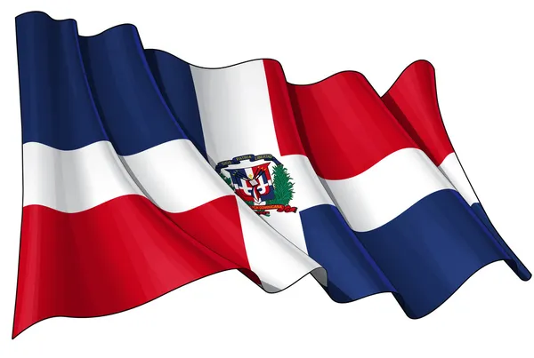 Dominican Republic Flag — Stock Photo, Image