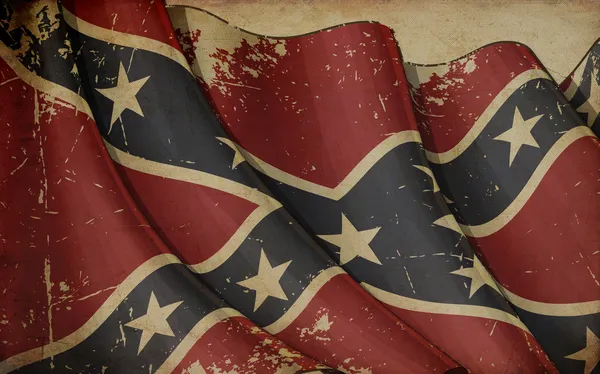Konföderierte rebellieren gegen altes Papier — Stockfoto