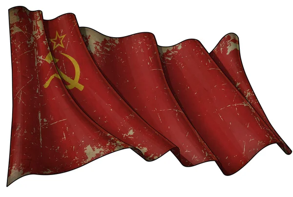 União Soviética Bandeira histórica — Fotografia de Stock
