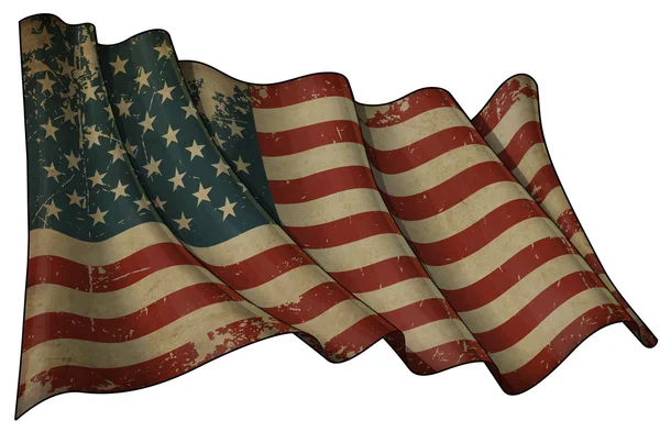 Bandera histórica de Estados Unidos —  Fotos de Stock
